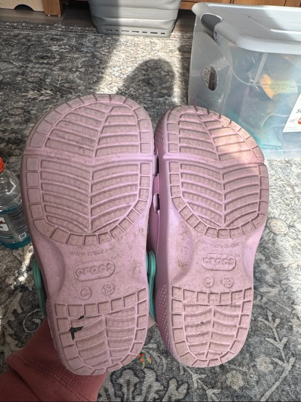 Toddler Girl Pink Unicorn Crocs - Picture 5 of 9